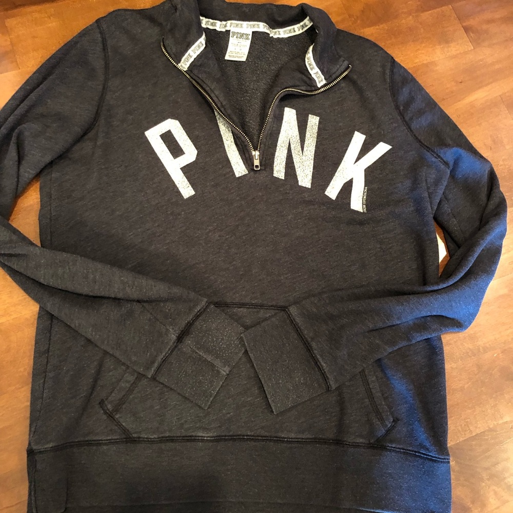 Victoria’s Secret pink MU Mizzou Tigers quarter zip